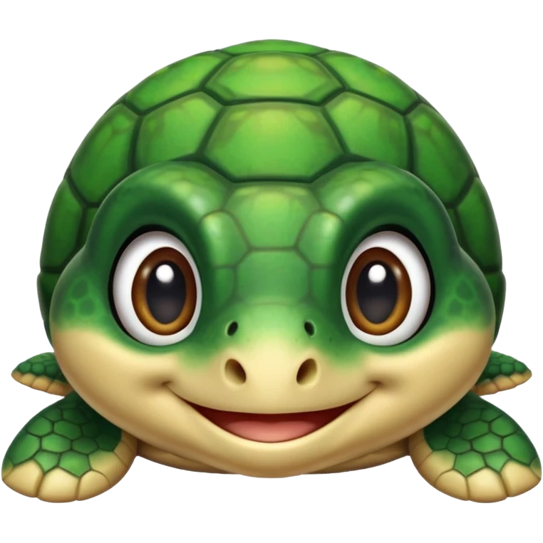 a cute little turtle from the cartoon emoji