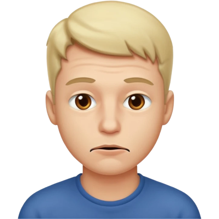 Male biting bottom lip emoji