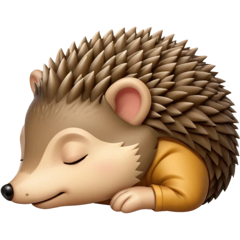 Sleeping Hedgehog emoji