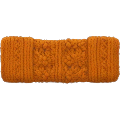 Knitted scarf emoji