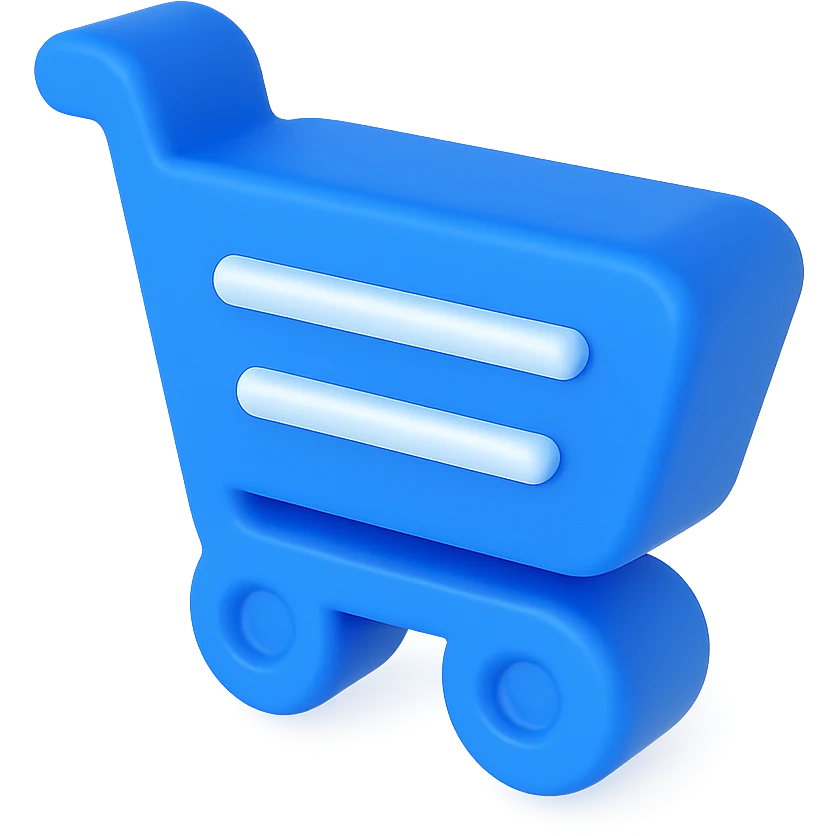 shopping cart emoji