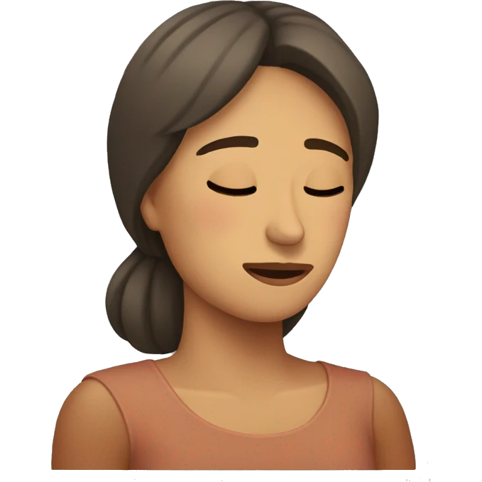 mujer durmiendo  emoji