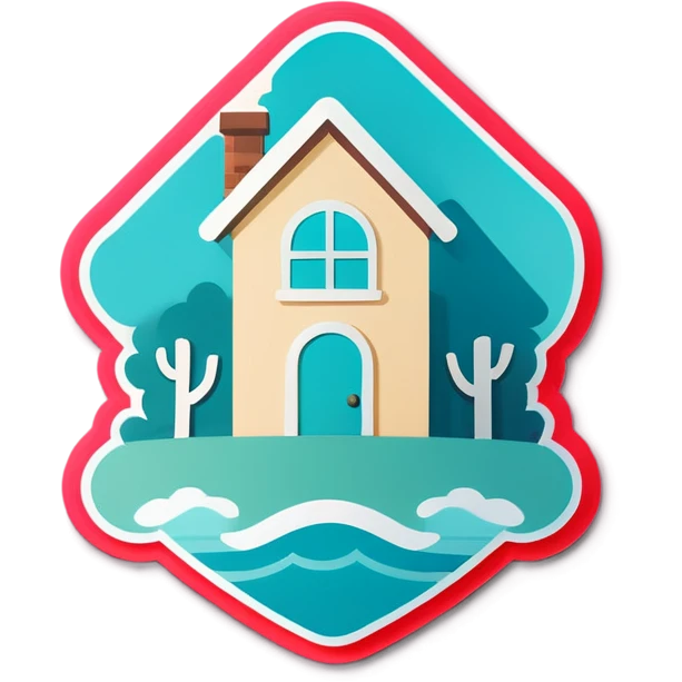 Teal real estate  emoji