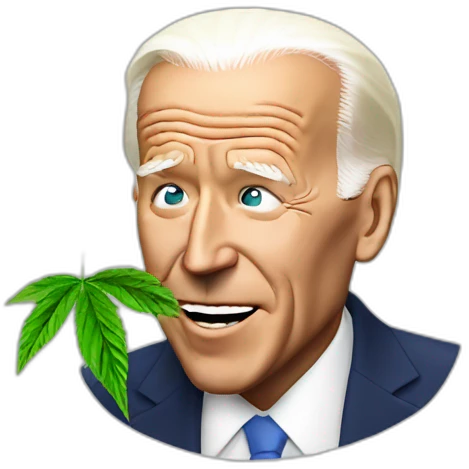 joe biden smoking weed emoji