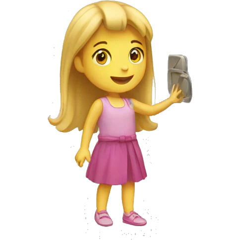girl opening a door  emoji