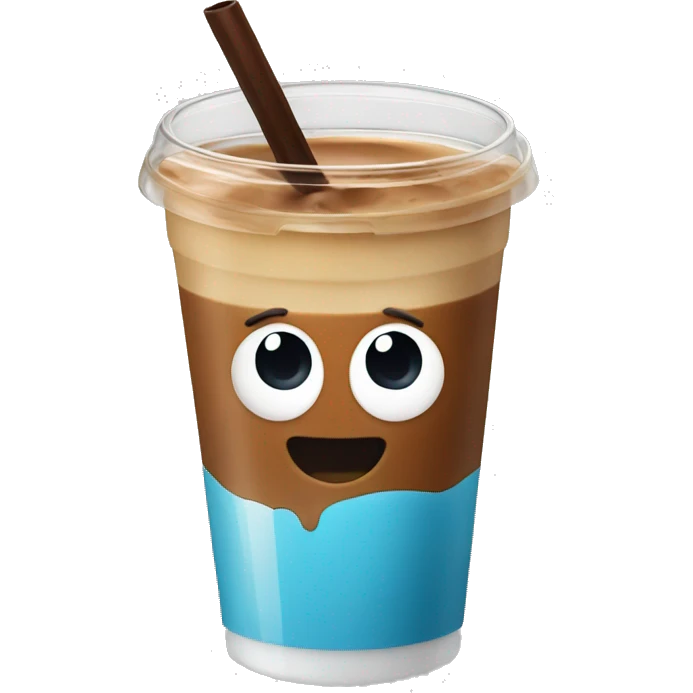 Ice coffee emoji