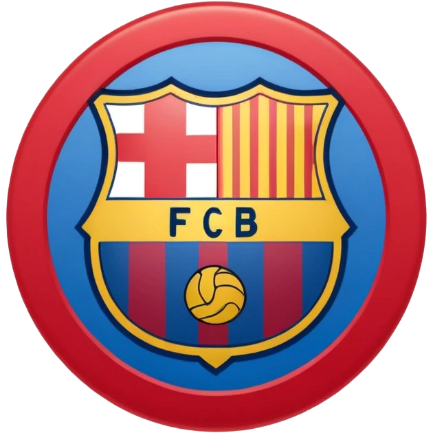 FC BARCELONA SMALL FOR EMOJI emoji