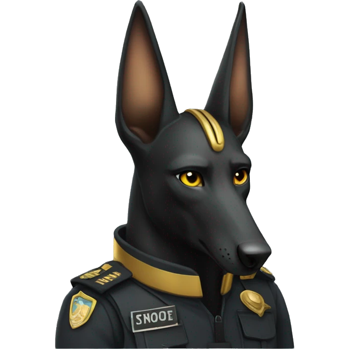Anubis policia emoji