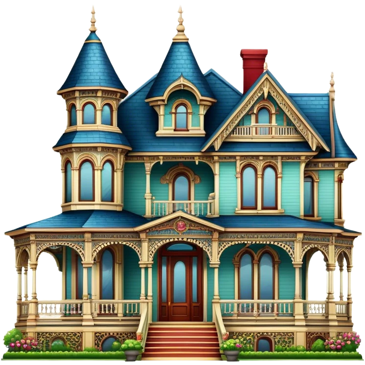 Victorian home emoji