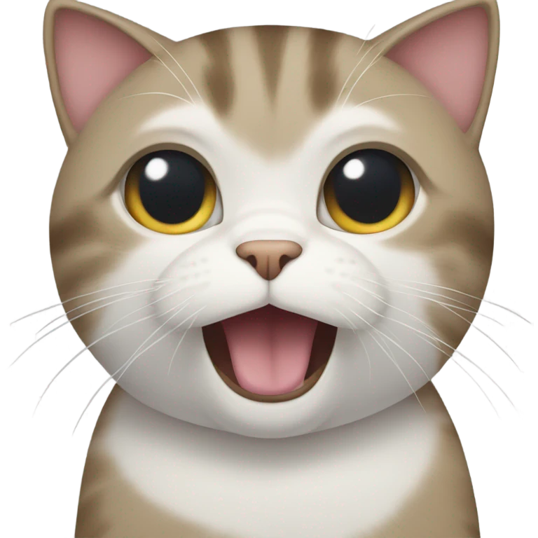 Cat saying no emoji