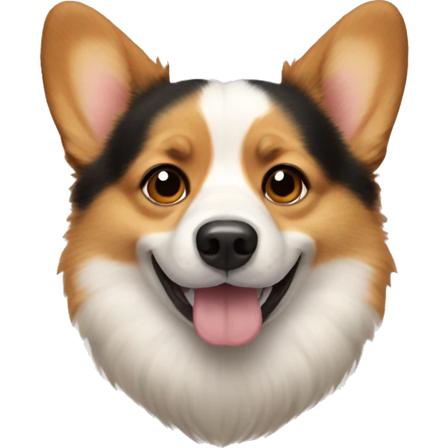 Corgi dog fluffy  emoji