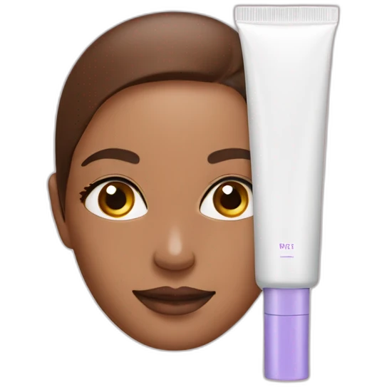 skincare product tube emoji