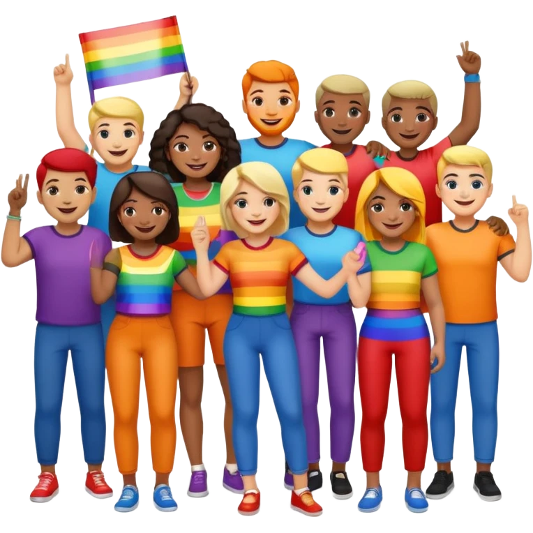 pride charcters emoji