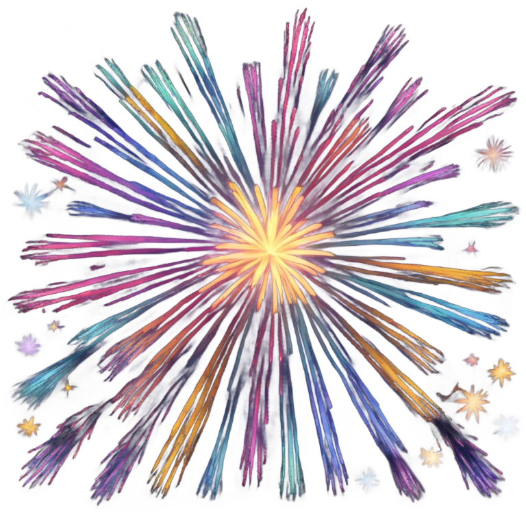 Fireworks emoji