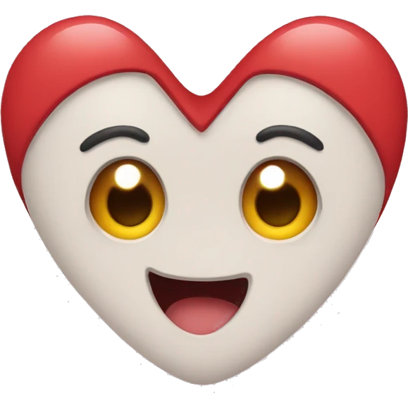 Cute heart emoji