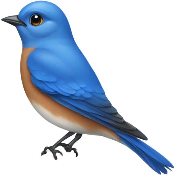 Bluebird emoji
