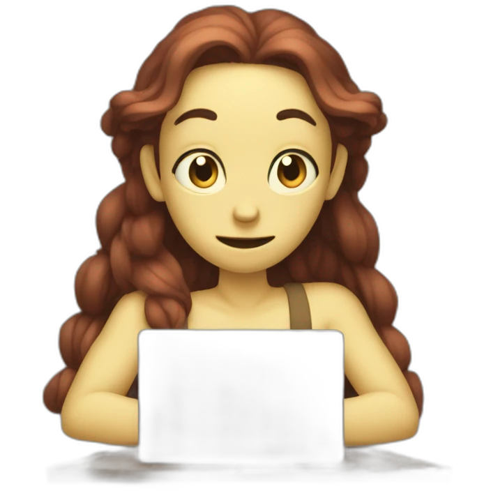 Gobelins use a laptop emoji