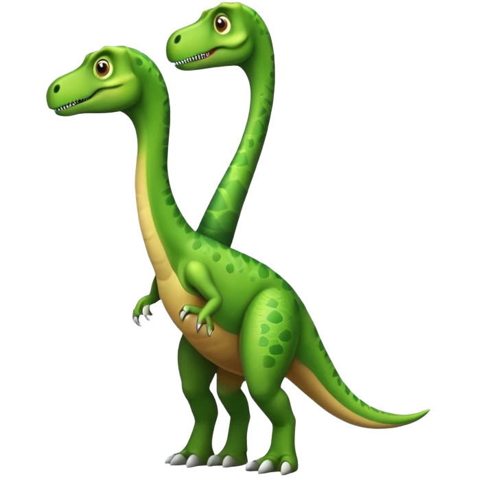Confused long neck dinosaur  emoji