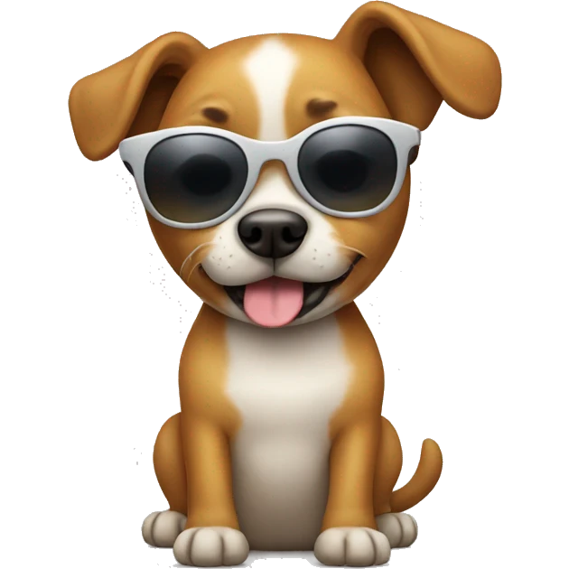 Dog with Sunglass  emoji