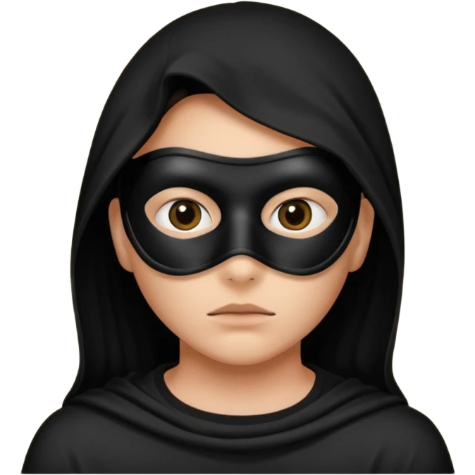 thief emoji peeking from behind a wall, suspicious eyes emoji