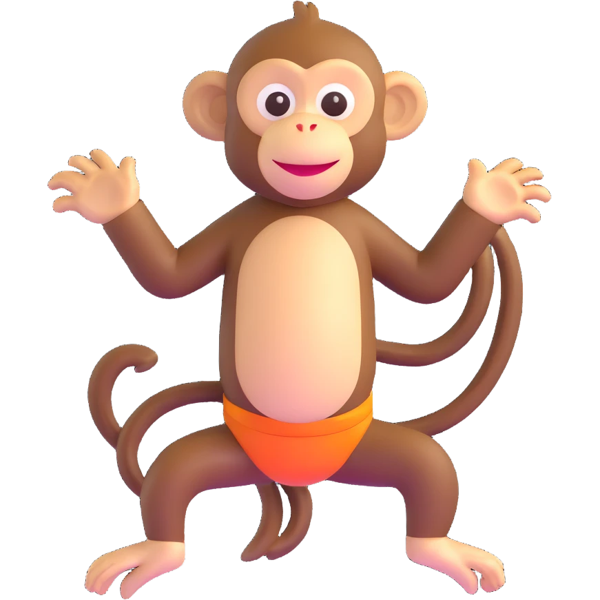 monkey dancing on a car emoji