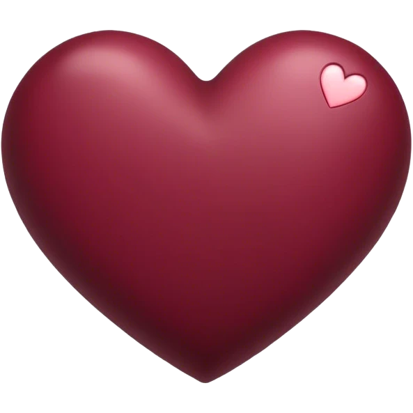 Burgundy 💖  emoji
