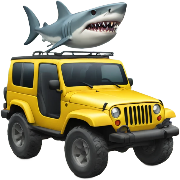 Shark jeep emoji