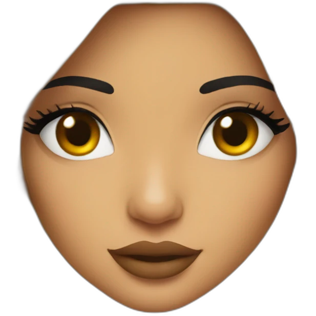 Kylie Jenner wearing a lion emoji