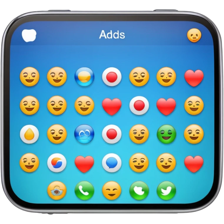 

Ads popping up on a screen



 emoji