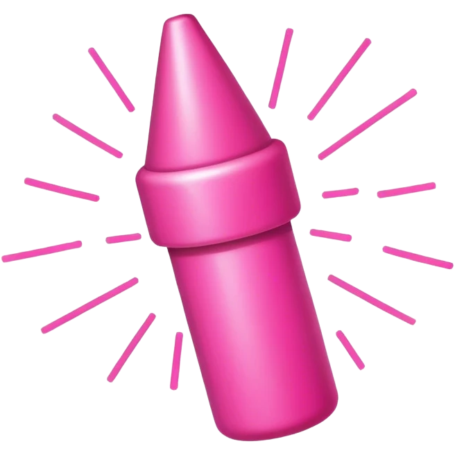 pink party popper emoji emoji