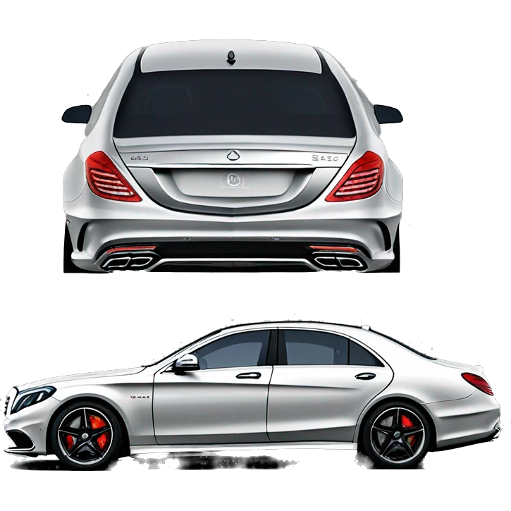 Mercedes-Benz S 63 AMG 2015 GREY COLOR  emoji