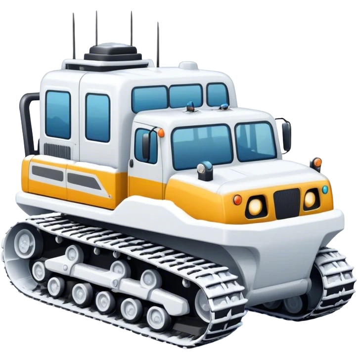 Mountain grooming snowcat  emoji