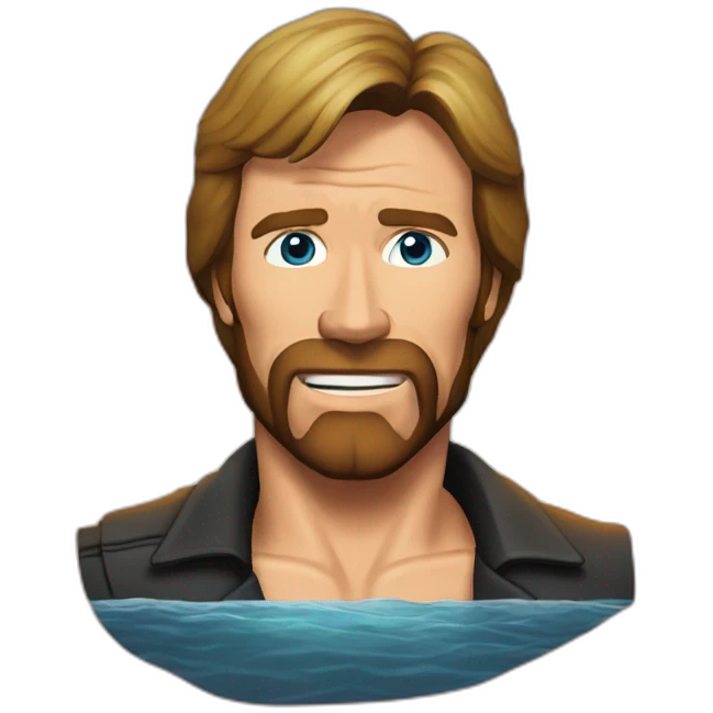 Chuck norris sunset emoji