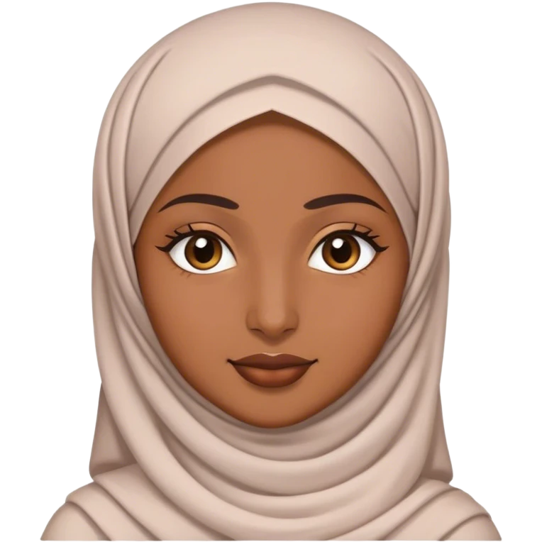 a muslim woman wearing a kifayah emoji