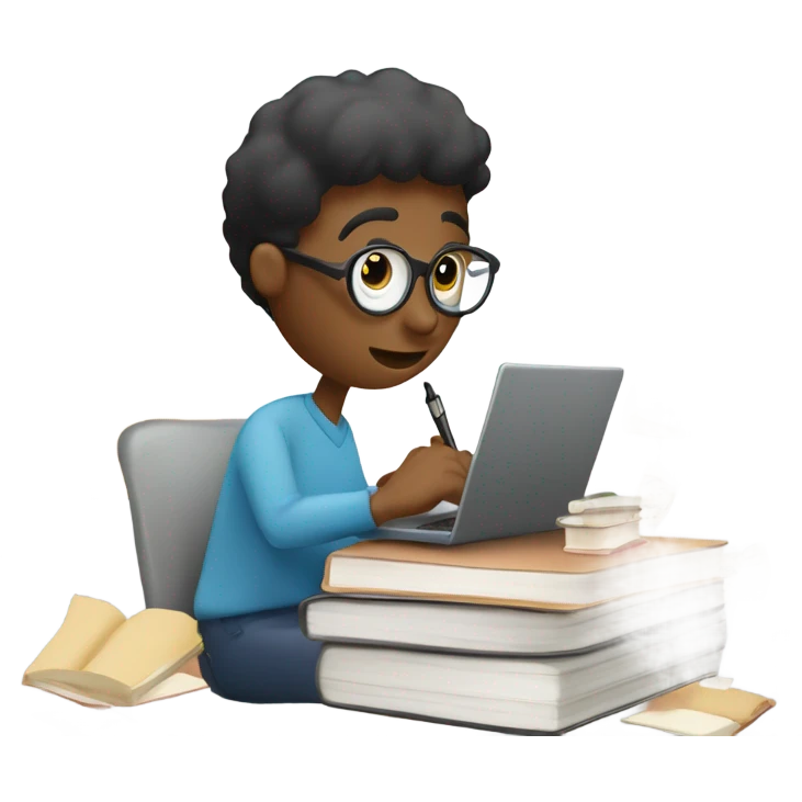 studing hard emoji