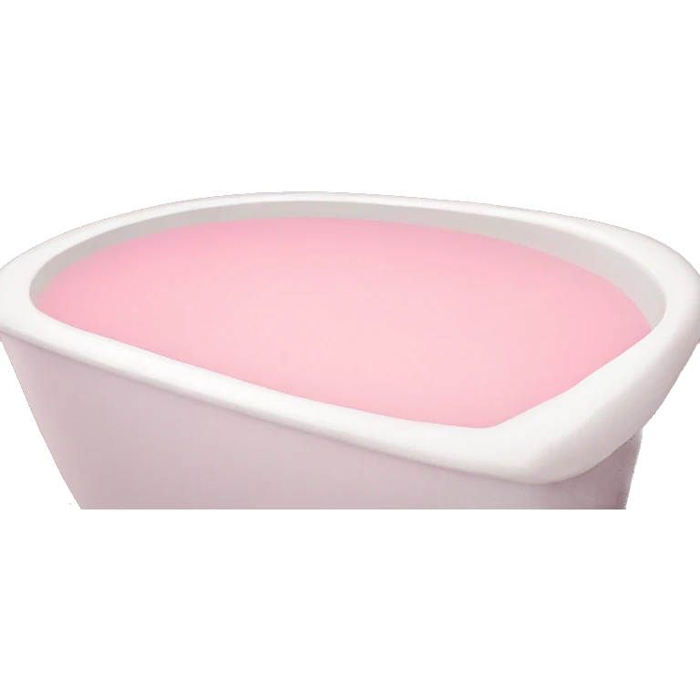 Light pink bath emoji