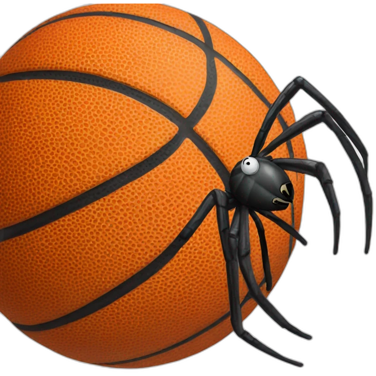 spider basketball emoji
