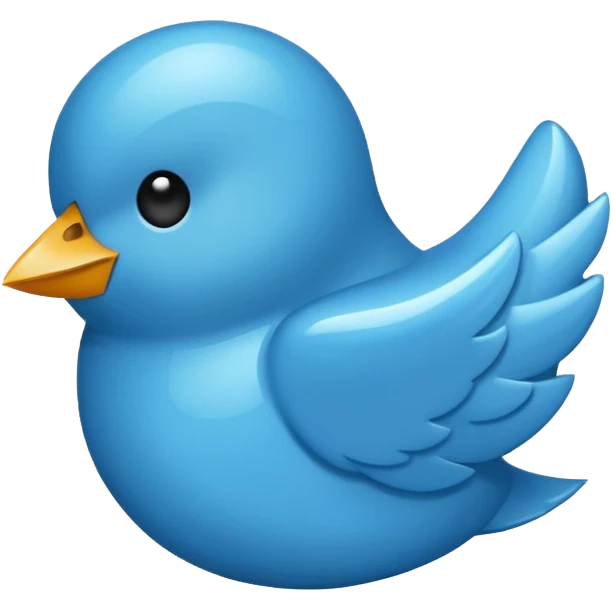 Twitter logo x emoji