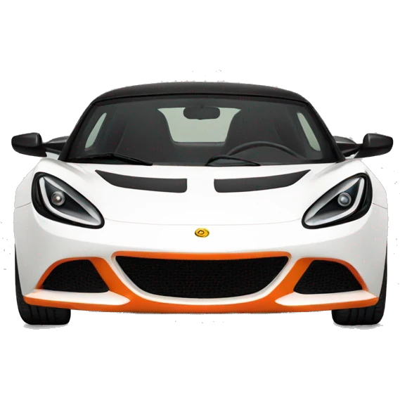 Lotus car orange emoji