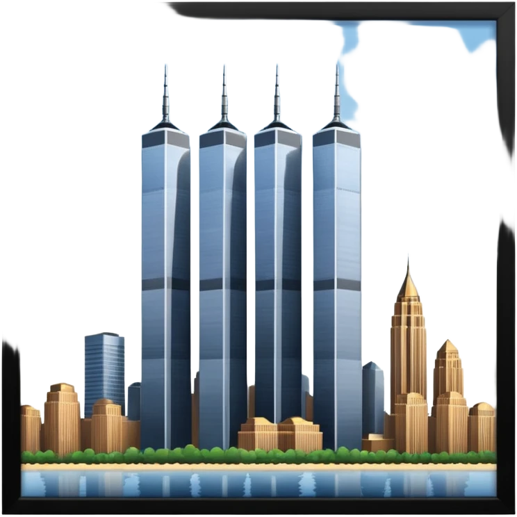 Twin tower emoji