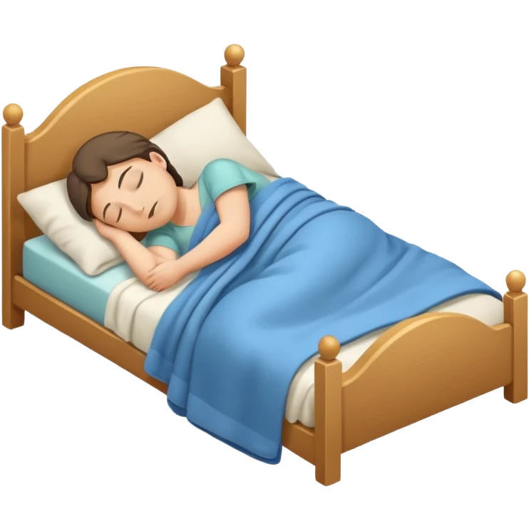 Sleeping in bed  emoji