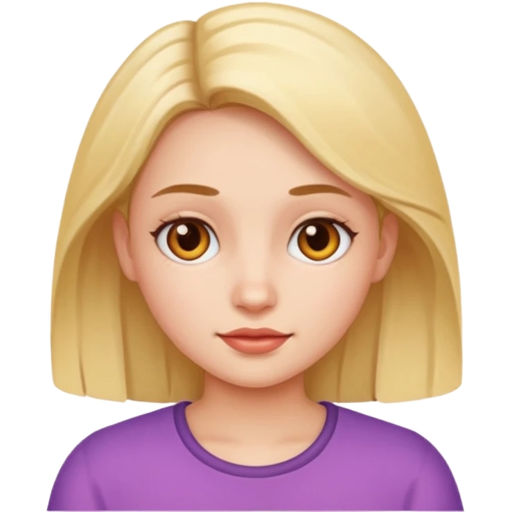 Enfants portrait fille  emoji