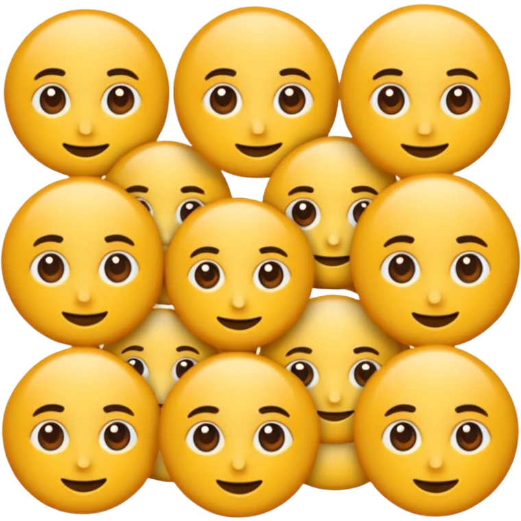 gülümsyen kız ve kumral saçlı ve ela gözlü emoji