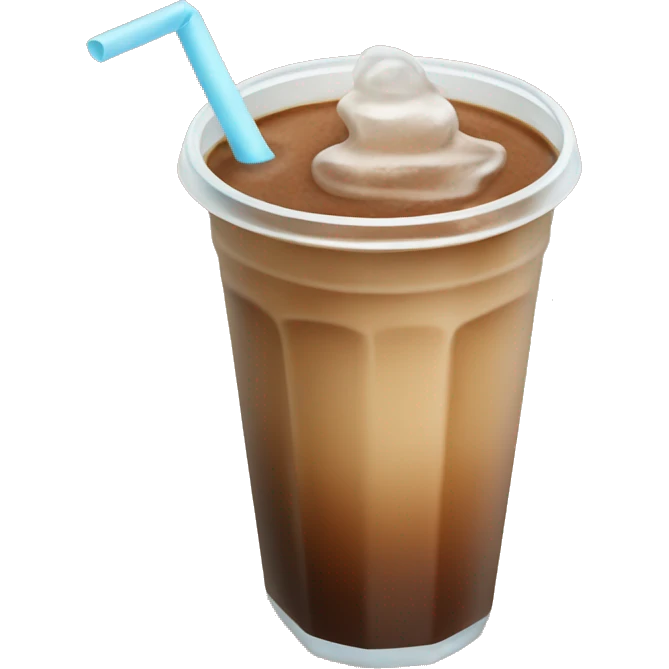 Iced coffee emoji