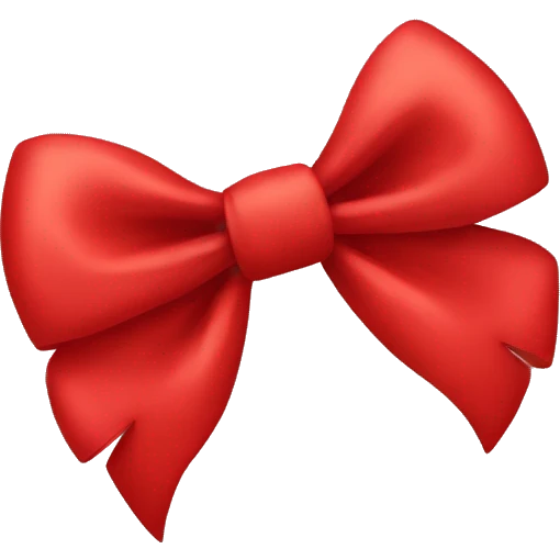 red bow emoji