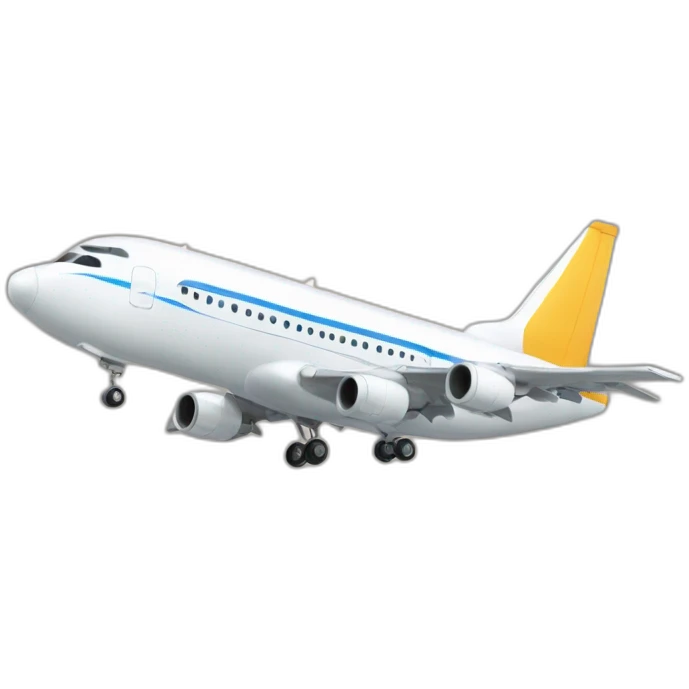 Avion sans ailes et un arabe sans bras emoji