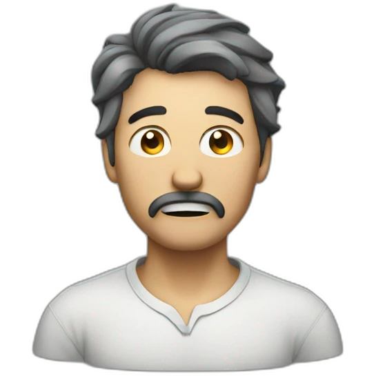 A man who is greedy emoji