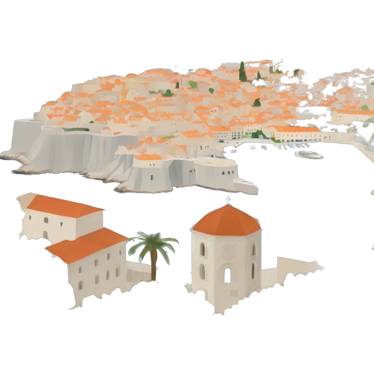 Croatia Dubrovnik landscape emoji