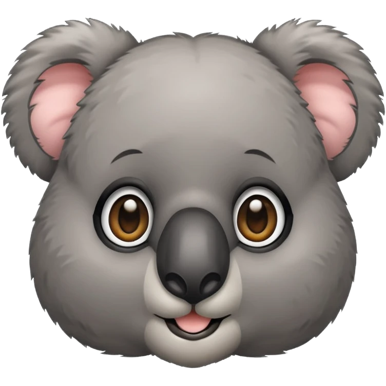 Koala face emoji
