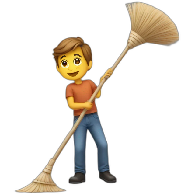 sweeping emoji